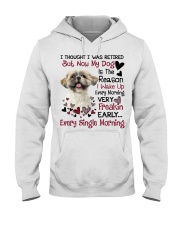 MY DOG IS THE REASON Hooded Sweatshirt front