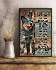HE'S NOT JUST MY HEELER 11x17 Poster lifestyle-poster-3