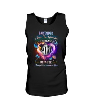 BARTENDER I LOVE THE WOMAN Unisex Tank tile