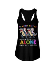 TEACHER BESTIES Ladies Flowy Tank tile