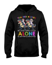 TEACHER BESTIES Hooded Sweatshirt front