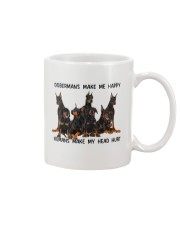 DOBERMANS MAKE ME HAPPY Mug tile