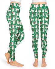 CHRISTMAS SHIH TZU High Waist Leggings front