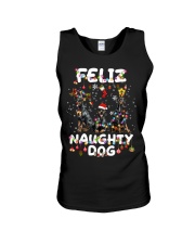 FELIZ NAUGHTY DOG DOBERMAN Unisex Tank tile