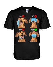DACHSHUND V-Neck T-Shirt tile