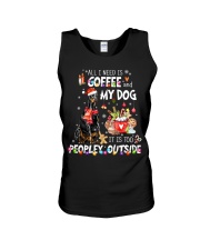ALL I NEED IS COFFEE AND MY DOG Unisex Tank tile