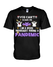 SPEECH PATHOLOGIST DURING A PANDEMIC V-Neck T-Shirt tile