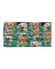 Golden Retriever Cloth face mask front