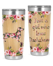 JUST A GIRL WHO LOVES DACHSHUND 20oz Tumbler front
