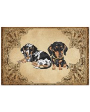DACHSHUND BATH MAT-DOORMAT-POSTER-CANVAS Doormat tile