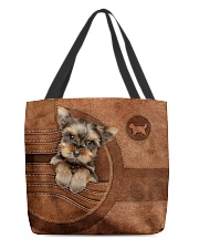 YORKIE BAG-ACCESSORY POUCH-PILLOW All-over Tote back