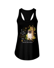 A PUG IS THE ONLY THING ON EARTH Ladies Flowy Tank tile