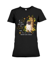 A PUG IS THE ONLY THING ON EARTH Premium Fit Ladies Tee tile
