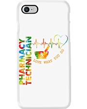 PHARMACY TECHNICIAN LOVE WHAT YOU DO TICKER Phone Case tile
