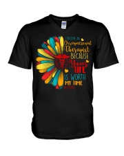 OCCPATIONAL THERAPIST V-Neck T-Shirt tile