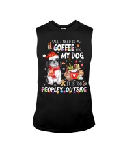 ALL I NEED IS COFFEE AND MY DOG Sleeveless Tee tile