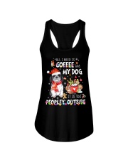 ALL I NEED IS COFFEE AND MY DOG Ladies Flowy Tank tile