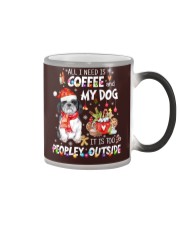 ALL I NEED IS COFFEE AND MY DOG Color Changing Mug tile