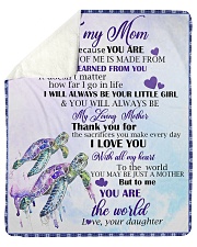 TURTLE - TO MY MOM QUILT Sherpa Fleece Blanket tile