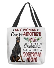 DOBERMAN MOM All-over Tote front