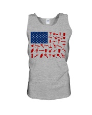 BARTENDER USA FLAG Unisex Tank tile