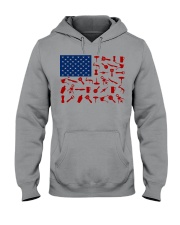 BARTENDER USA FLAG Hooded Sweatshirt tile