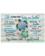 LIFE LESSONS FROM BABY SEA TURTLES POSTER 17x11 Poster front