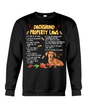 DACHSHUND PROPERTY LAWS Crewneck Sweatshirt tile