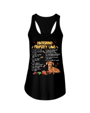 DACHSHUND PROPERTY LAWS Ladies Flowy Tank tile