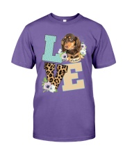 LOVE DACHSHUND Premium Fit Mens Tee tile