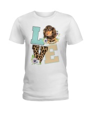 LOVE DACHSHUND Ladies T-Shirt front