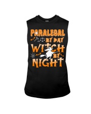 PARALEGAL BY DAY WITCH BY NIGHT Sleeveless Tee tile
