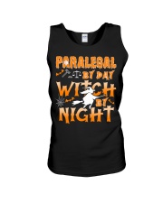 PARALEGAL BY DAY WITCH BY NIGHT Unisex Tank tile