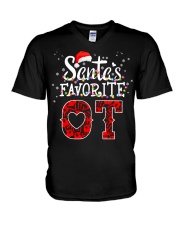 SANTA'S FAVORITE OT V-Neck T-Shirt tile