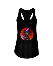 DACHSHUND BUCKLE UP Ladies Flowy Tank tile