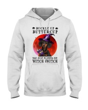 DACHSHUND BUCKLE UP Hooded Sweatshirt front