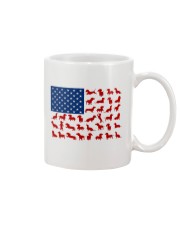 DACHSHUND USA FLAG Mug tile