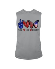PEACE LOVE BUTTERFLY Sleeveless Tee tile