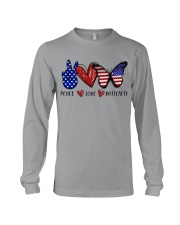 PEACE LOVE BUTTERFLY Long Sleeve Tee tile