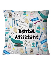 DENTAL ASSISTANT TOTE BAG-ACCESSORY POUCH-PILLOW Square Pillowcase tile