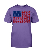 Sloth - USA Flag Premium Fit Mens Tee tile