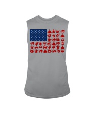 Sloth - USA Flag Sleeveless Tee tile