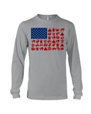 Sloth - USA Flag Long Sleeve Tee tile