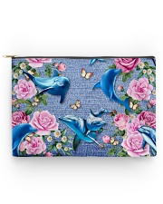 DOLPHIN FLOWER BAG Accessory Pouch tile