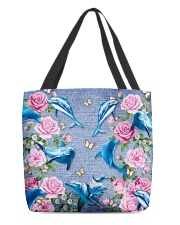 DOLPHIN FLOWER BAG All-over Tote front