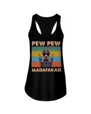 DOBERMAN PEW PEW Ladies Flowy Tank tile