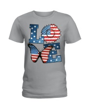 BUTTERFLY - LOVE Ladies T-Shirt tile