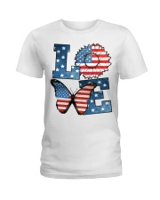 BUTTERFLY - LOVE Ladies T-Shirt front