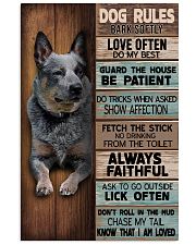 HEELER - DOG RULES POSTER 11x17 Poster front