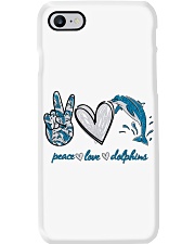 PEACE LOVE DOLPHIN Phone Case tile
